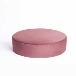 Dirty Pink Velvet Circle