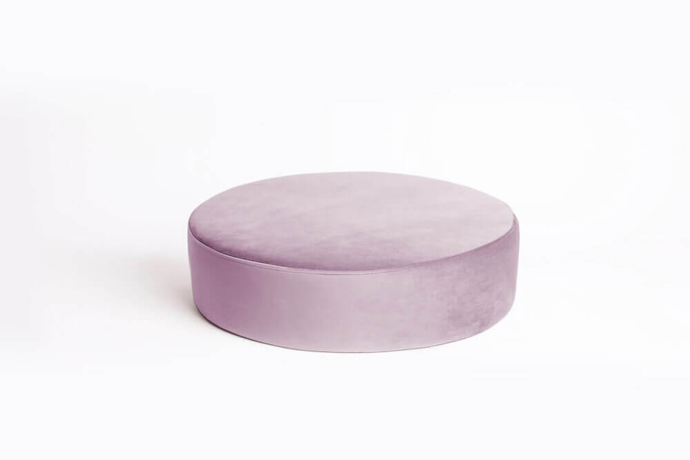 LILAC VELVET grand pouf