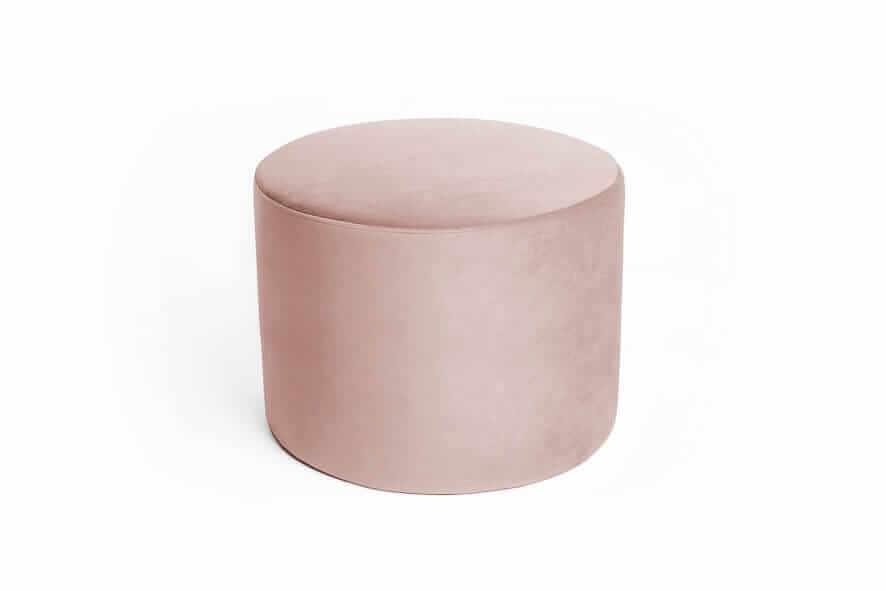 BLUSH PINK VELVET giga pouf