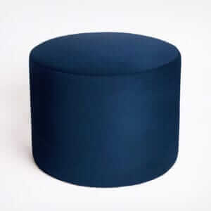 DARK NAVY BLUE VELVET giga pouf