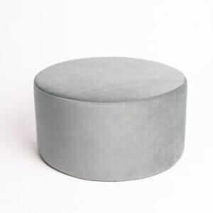 Cerchio di velluto grigio