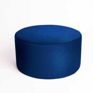 Pouf grande NAVY BLUE VELVET