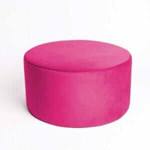 Cerchio di velluto rosa