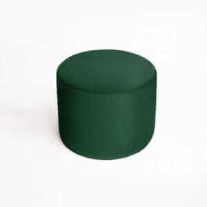 BOOTLE GREEN VELVET pouf medio
