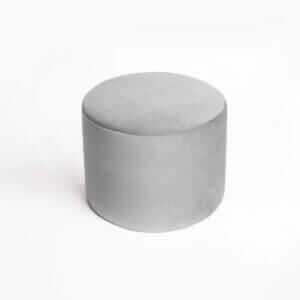 Cerchio di velluto grigio