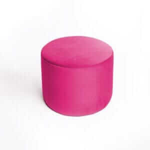 Cerchio di velluto rosa