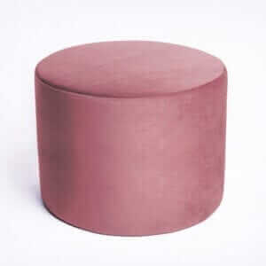 DIRTY PINK VELVET giga pouf