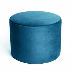 Cercle de velours turquoise