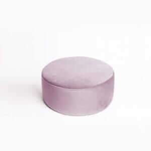 Petit pouf LILAC VELVET