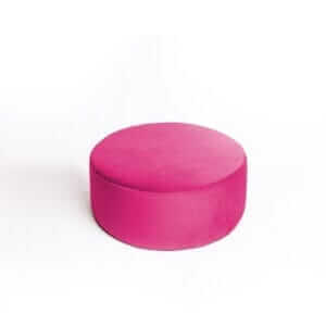 Pouf piccolo in VELVET ROSA