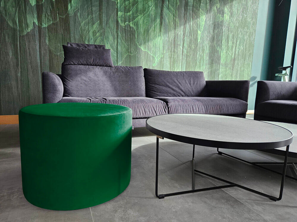 BOOTLE GREEN VELVET giga pouf - Image 2