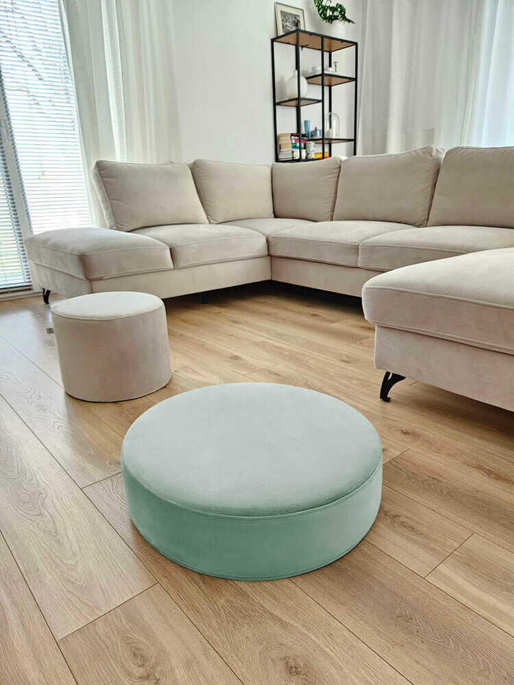 MINT VELVET big pouf - Image 2