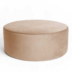 Cerchio di velluto crema scuro