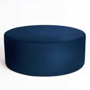 Cerchio di velluto blu navy scuro