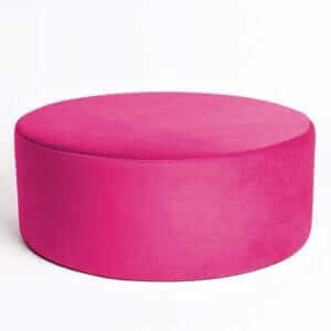 Cerchio di velluto rosa