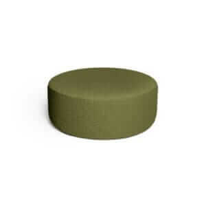 GREEN BOUCLE small pouf