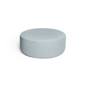 LIGHT BLUE BOUCLE small pouf
