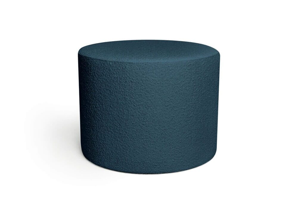 NAVY BLUE BOUCLE giga pouf