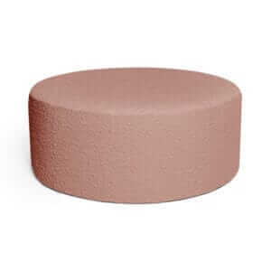PINK BOUCLE xxl pouf