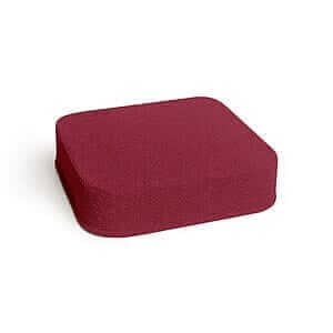 Claret Boucle Square