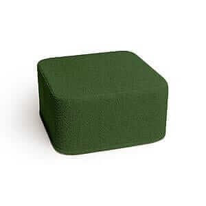 Dark Green Boucle Square