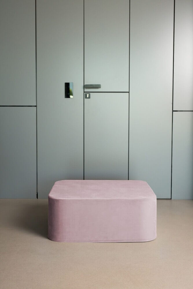 LILAC VELVET square xxl pouf - Image 2