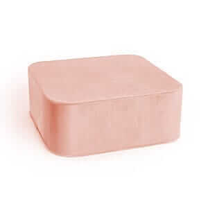 Pouf BLUSH PINK VELVET quadrato xxl