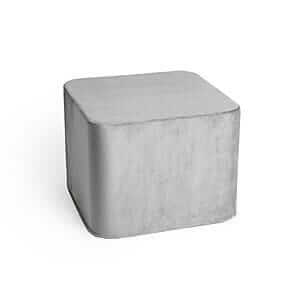 Quadrato di velluto grigio