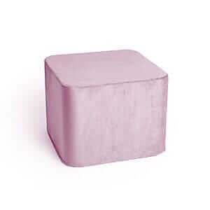 Quadrato di velluto lilla