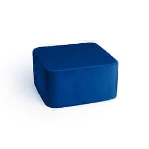 Quadrato di velluto blu navy