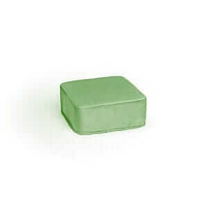 Pouf quadrato PISTACHIO VELVET