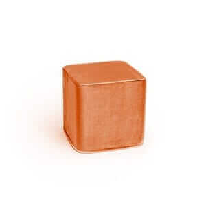 Terracotta Velvet Square