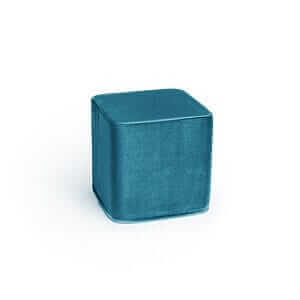 Turquoise Velvet Square